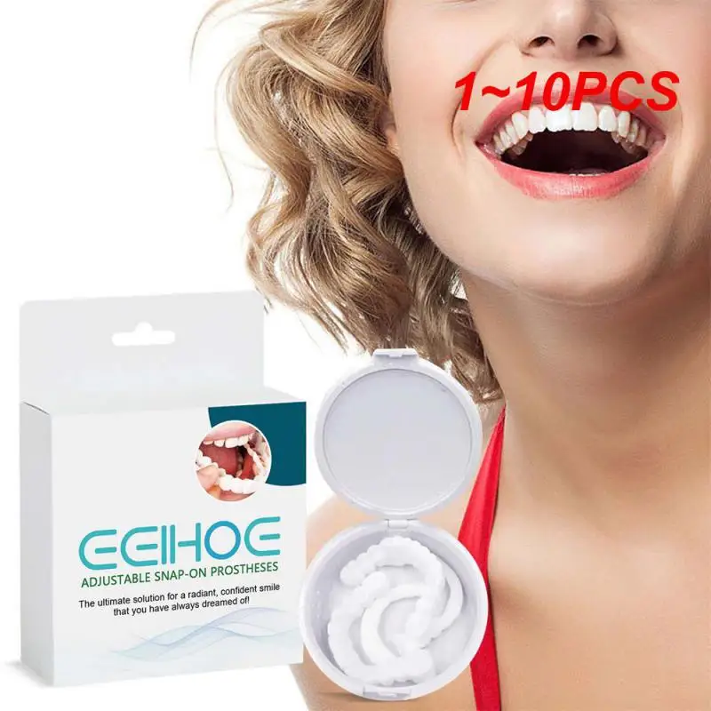 

1~10PCS Seamless Dentures Convenient Lasting Nature Safe Easy To Use Denture Care Snap-on Dentures Durable Comfortable