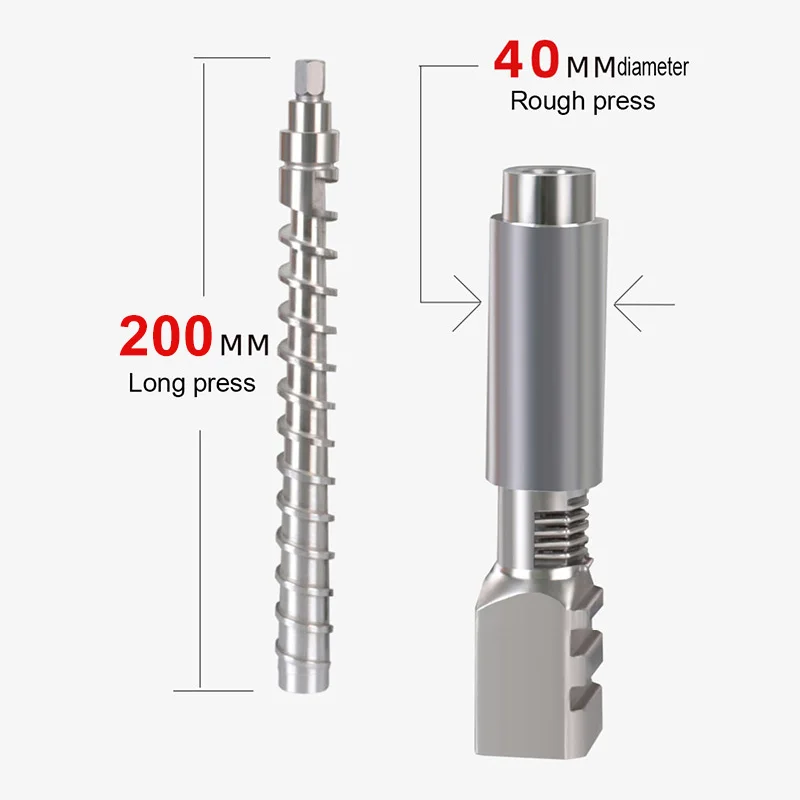 DIVEDEER Oil Press Accessories For Home Oil Press Food Grade Stainless Steel Component