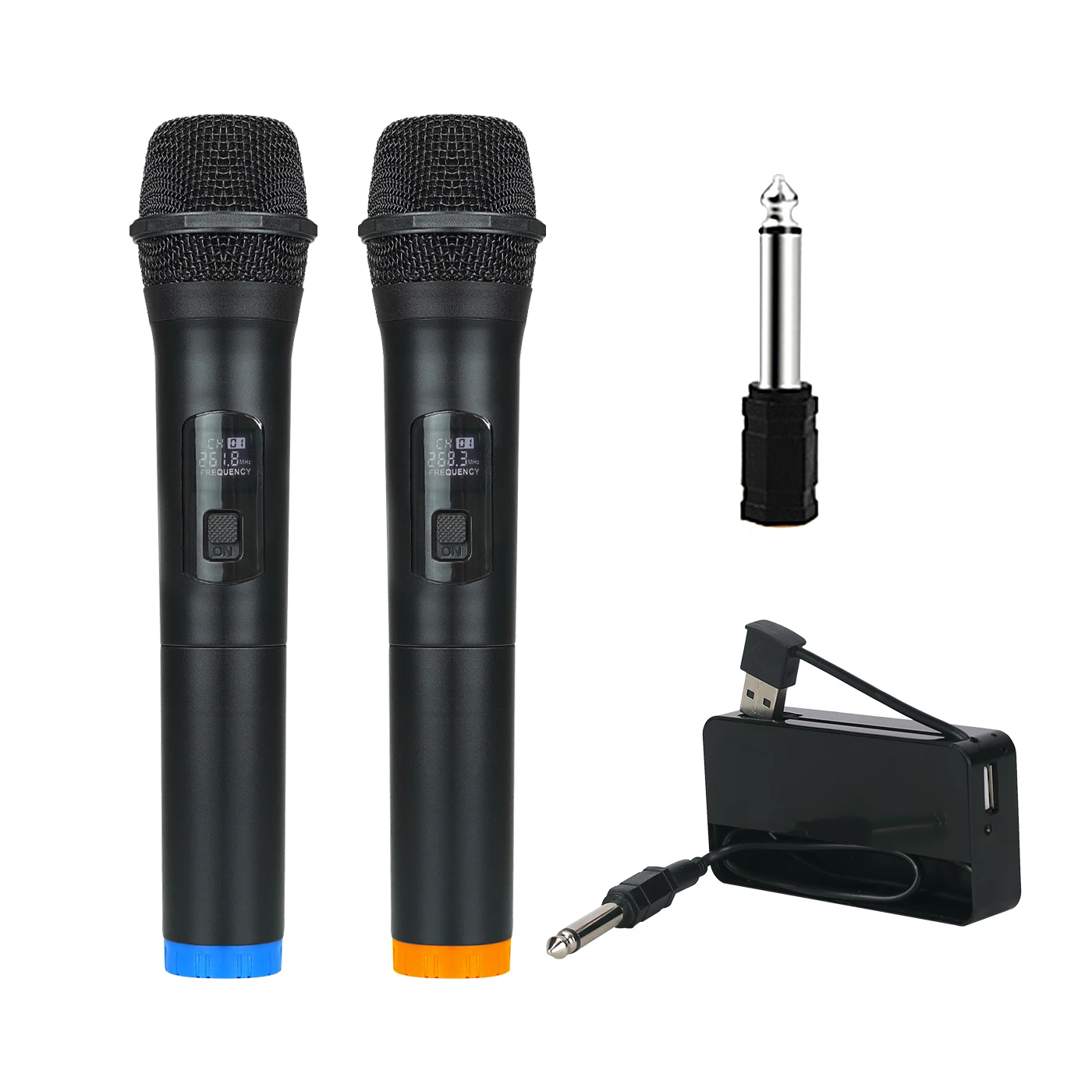 HeikudingVHFWirelessMicrophoneDualCordlessDynamicMicSystemfor