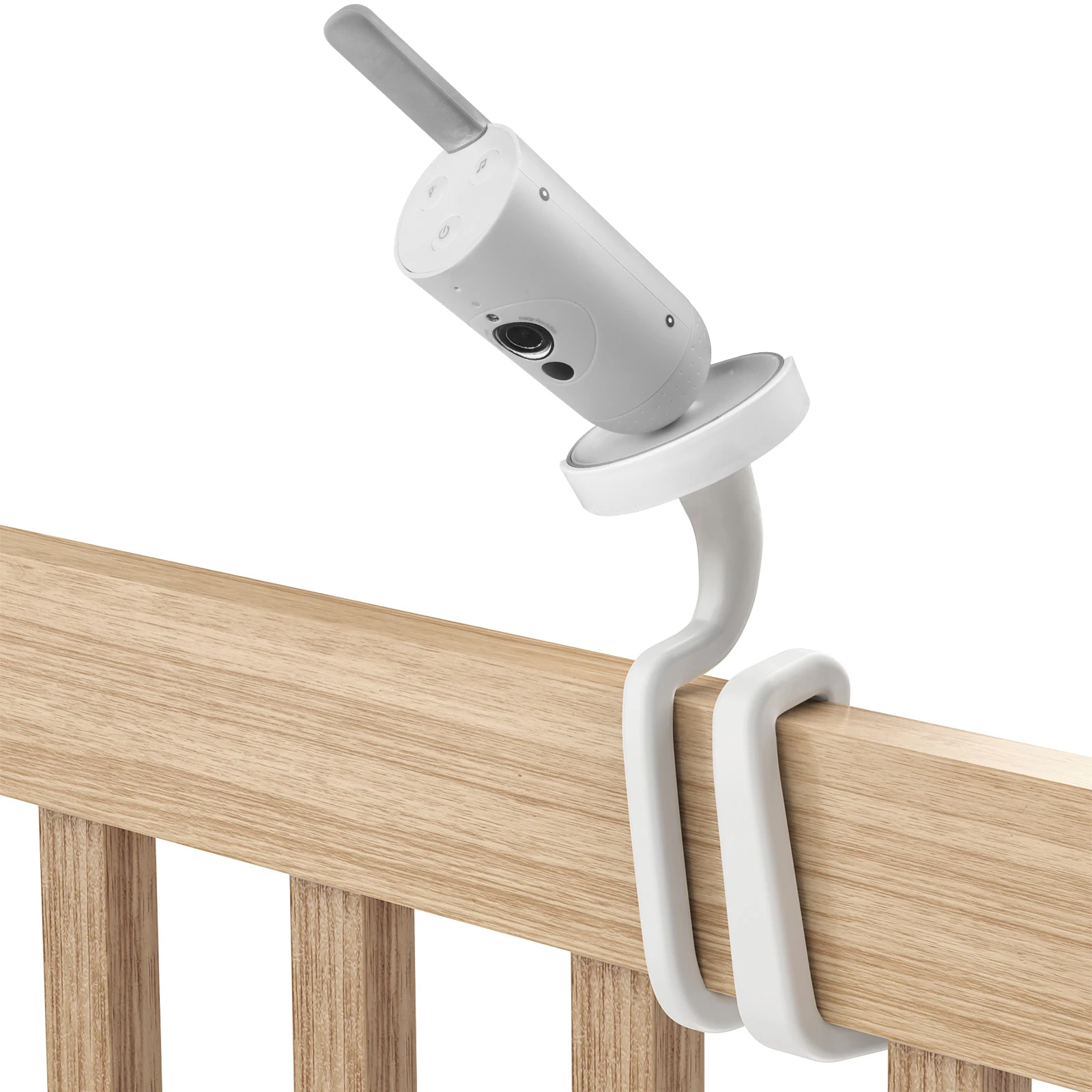 Baby Monitor Holder Flexible Twist Mount Bracket for Philips Avent Connected SCD923 Baby Monitor Attaches to Crib Cot Shelves or Furniture