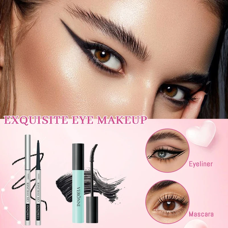 10pcs/Set  All In One Makeup Kit for Women Full Kit for Valentine's Day,Include Eyeshadow Eyebrow Lip gloss Concealer Cosmetics 4