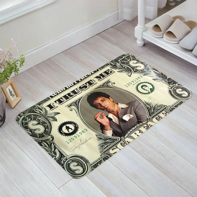 S-Scarface Movie Floor Mat Balcony Room Rugs Carpets Home Doormat Entrance Door Kitchen Carpet Foot Rug Mats Bathroom Bath House