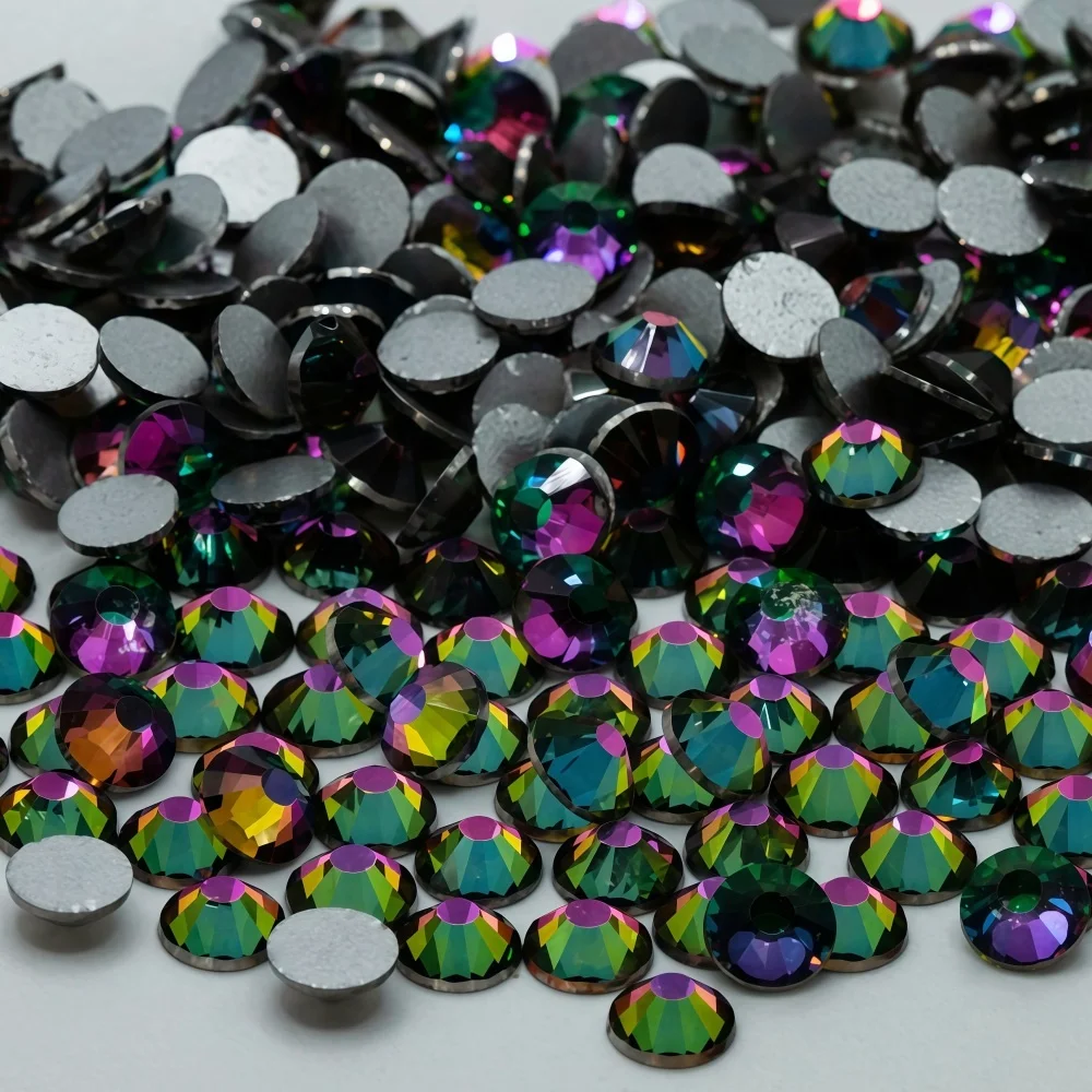 Crystal Rhinestones Collection - Non Hot Fix Flat Back Decorative Gems for Nails & Fabric Embellishments