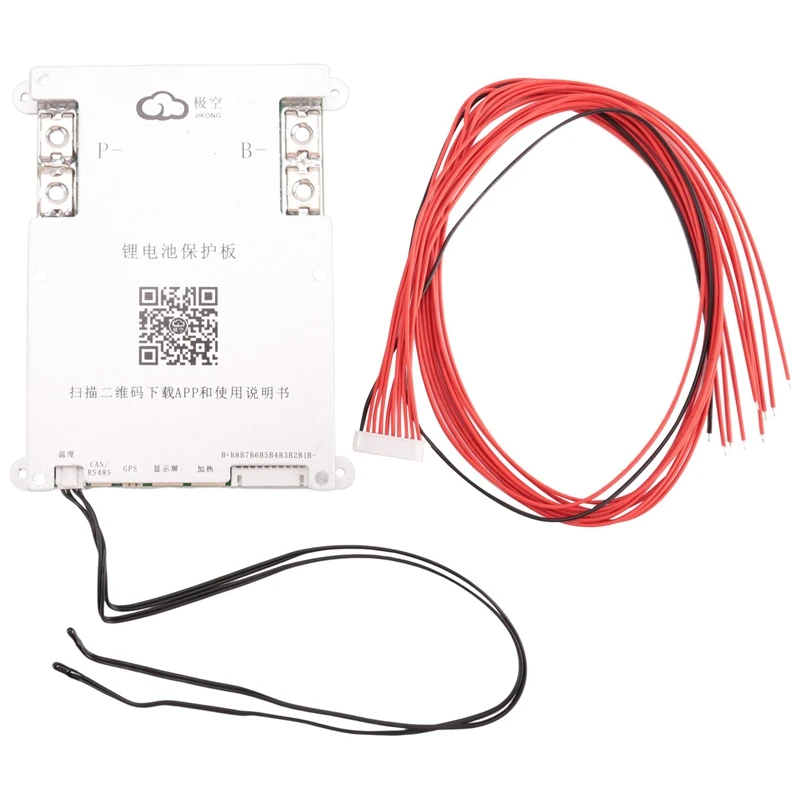 JK 스마트 BMS 액티브 밸런스 에너지 전송 내장 블루투스 앱 지지대 LCD, 4S, 5S, 6S, 7S, 8S, 200A, 2A, 12V, 24V, 3S
