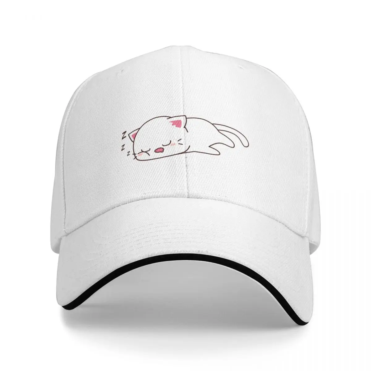 

Sleepy Cat Bucket Hat Baseball Cap sunhat Golf hat man Women's hat Men's