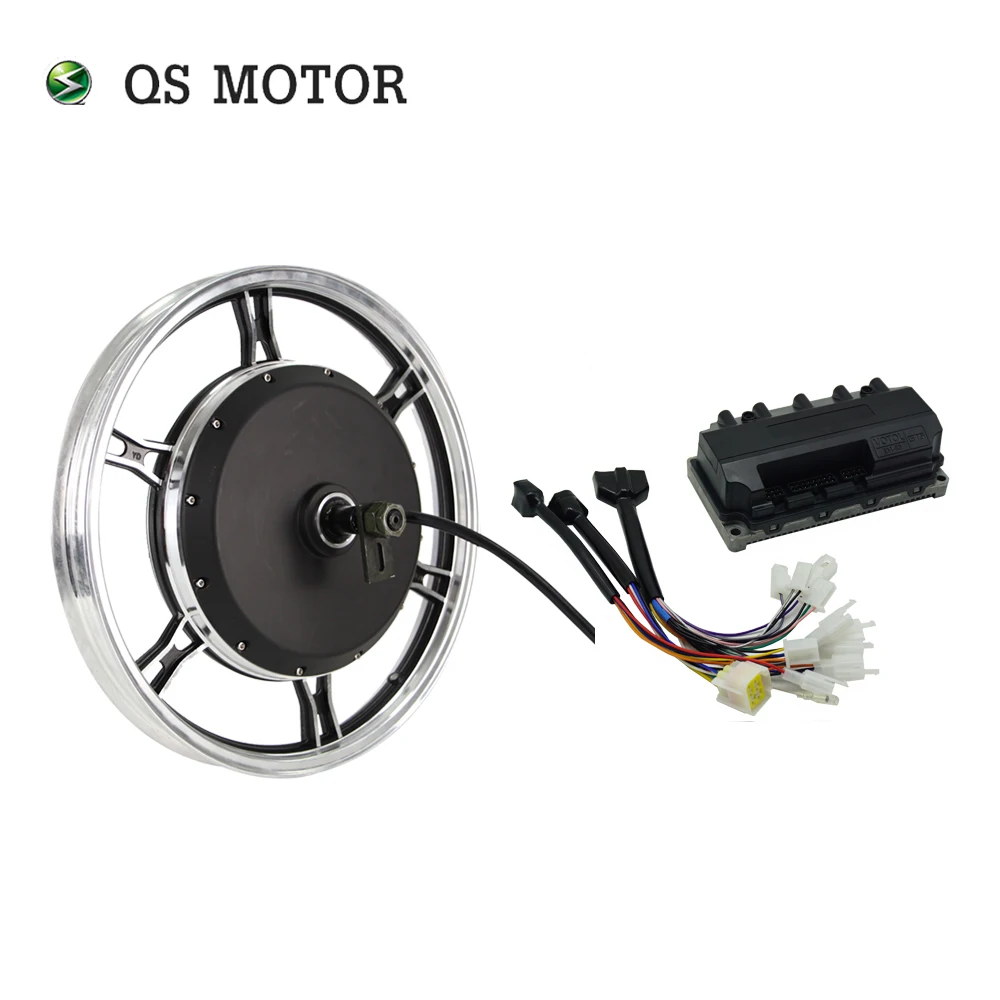 

SiAECOSYS QSMOTOR 17x1.6inch 2000W 72V 70kph Hub Motor with EM80GTSP Controller and Kits for Scooter