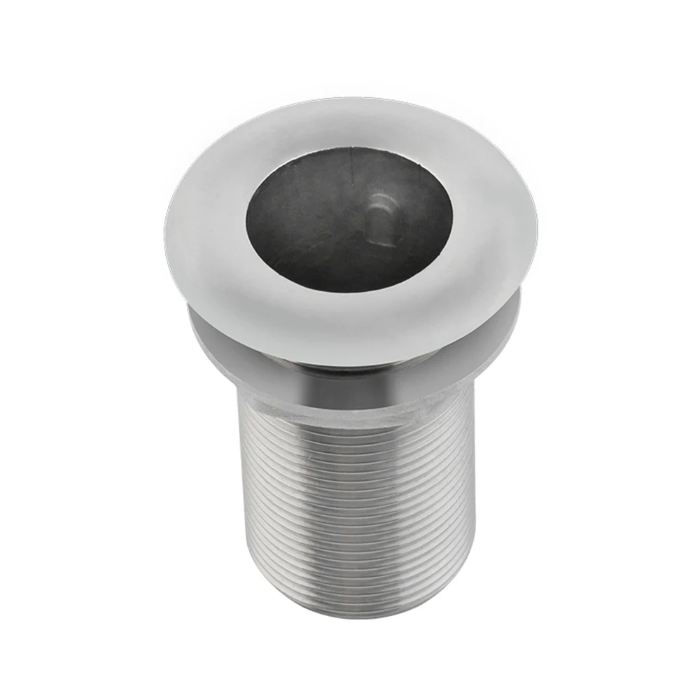 Boat Thru-Hull Plumbing Fitting 316 Stainless Steel Drain Connector Water Drain Outlet for Interior Diameter Hose for Boat Yacht 2