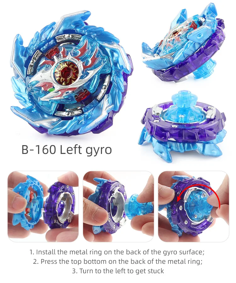 Burst Surge GT Metal Fusion Toys Gyro Launchers Toupie Metal Tops Fafnir Burst Spinning Bey Blades Toys