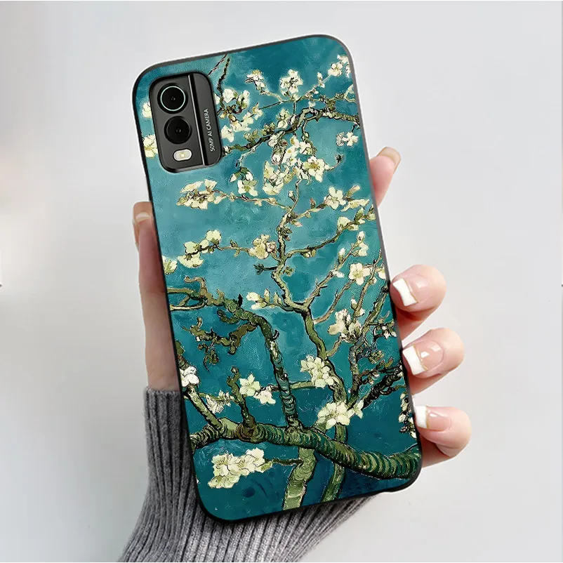 Black Soft Silicone TPU Luxury Fashion Flower Butterfly Phone Case