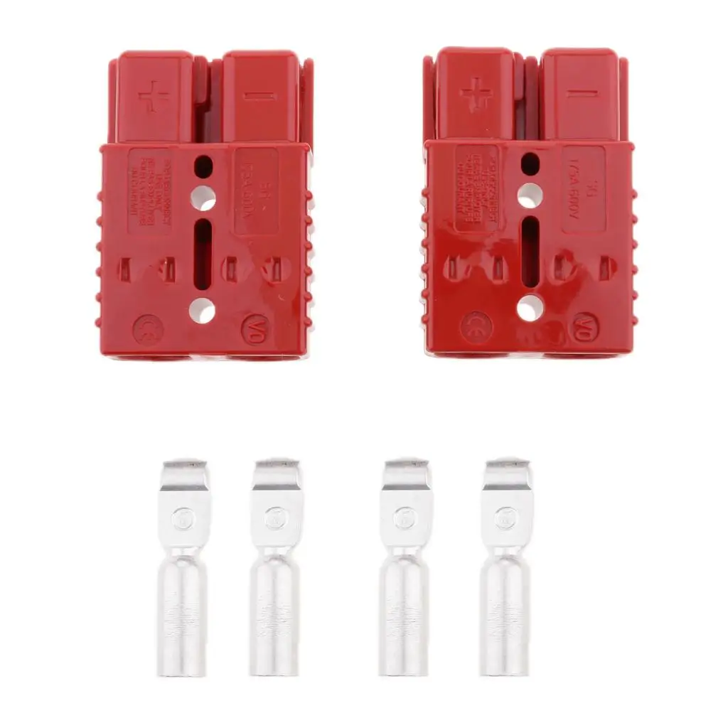 2 Sets Battery Quick Connector 175AMP 12 Disconnect Winch Trailer , 600V 175A