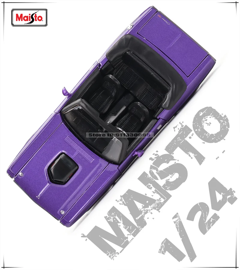 Maisto 1:24 1969 Dodge Challenger R/T alloy car model die-casting static precision model collection gift toy tide play