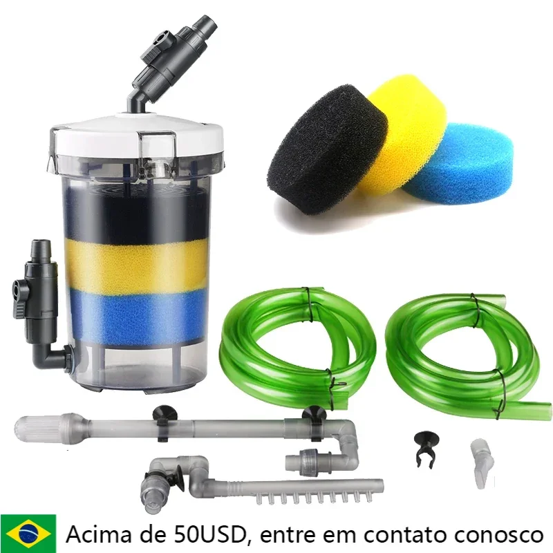 

110-240V SUNSUN fish tank transparent external filter HW602B 603B pre-filter biochemical fish tank filter barrel