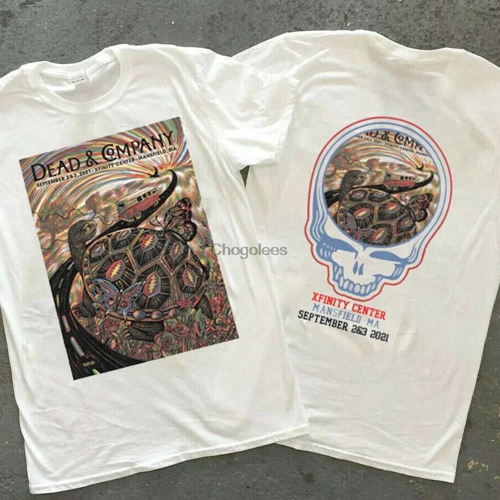 Dead &amp Company MANSFIELD Xfinity Center Tour 2021 футболка с надписью Grateful Lover and |