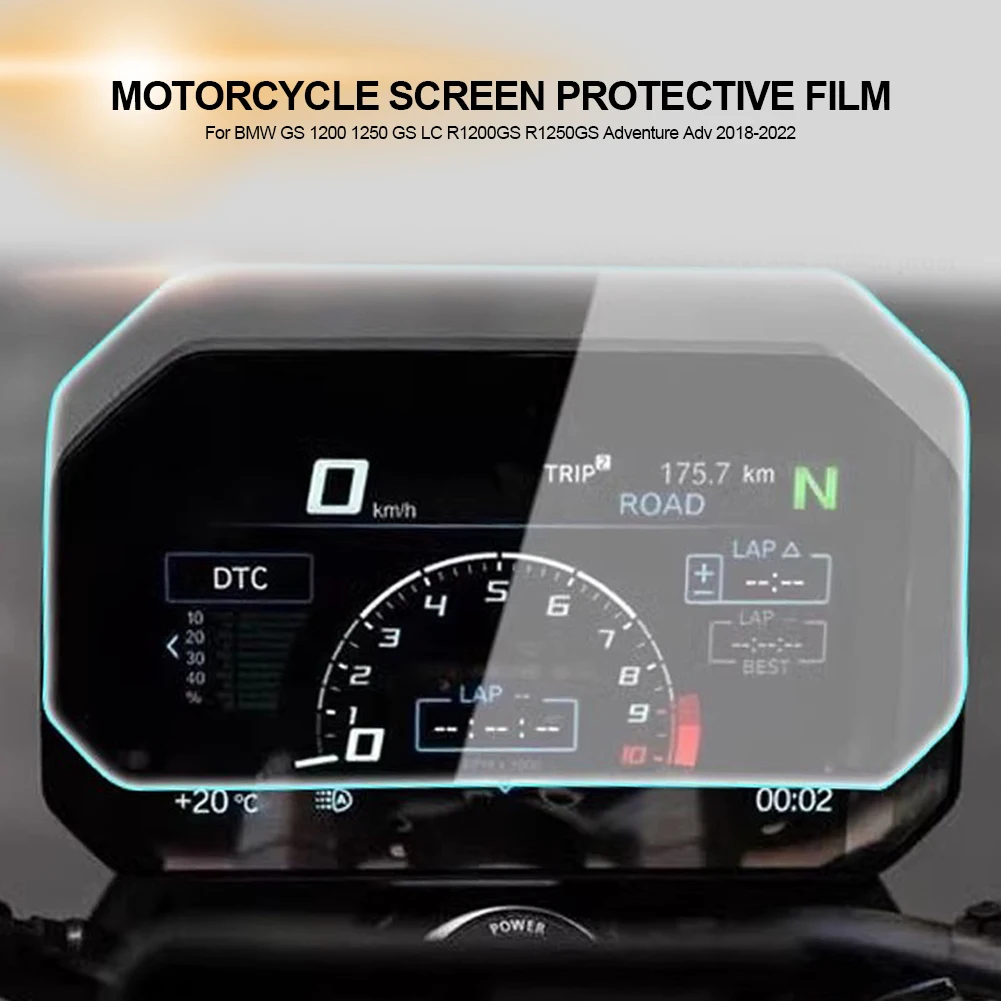 

For BMW R1250GS ADV R1250R R1250RS R1200GS F900XR 2014-2021 Cluster Screen Scratch Protection Film Dashboard screen Protector