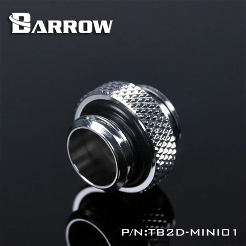 Extender Fitting Angled Adapter Fitting Water Cooling Fitting Barrow G1 / 4 ' ' Mini Dual External Thread Connection Double Male Adapter Thread Connection For Water Cooling System TB2D-MINI01