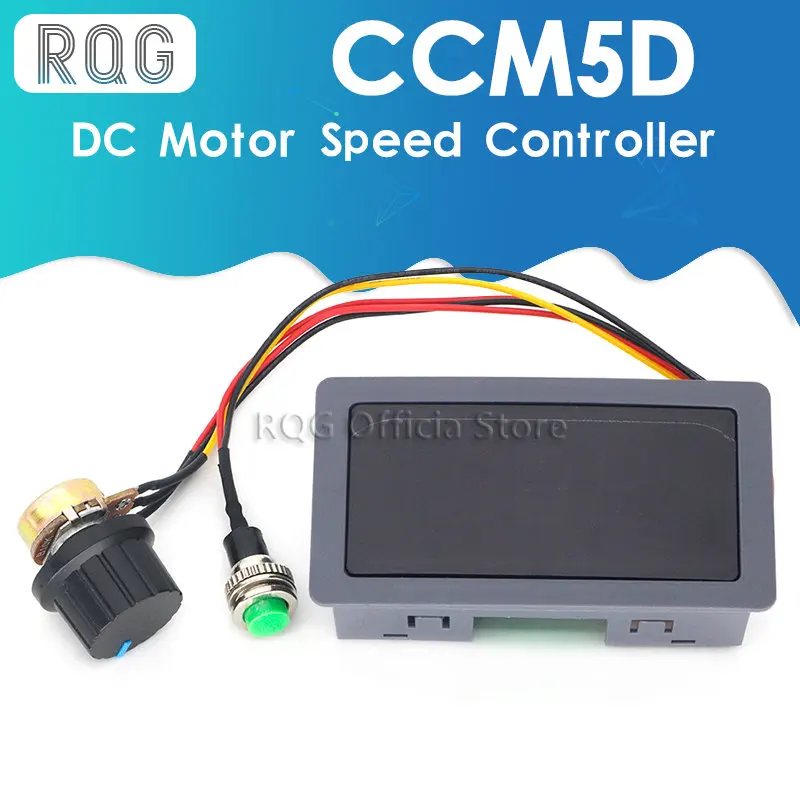 DC 6V 12V 24V 5A Adjustable PWM DC Motor Speed Controller CCM5D Digital