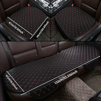 3 قطعة غطاء مقعد السيارة العالمي وسادة مقعد السيارة تنفس الراحة مقعد السيارة حامي وسادة اكسسوارات السيارات الداخلية - Image 2