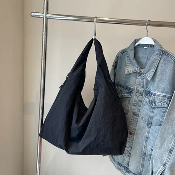 Borse a tracolla casual minimaliste ad alta capacità Borse da donna in nylon Borsa da pendolarismo da donna 2025 Borse a tracolla femminili di moda 1