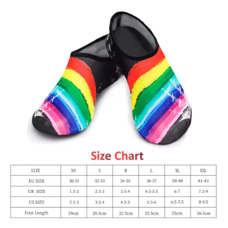 Unisex Water Shoes Swimming Diving Socks Summer Aqua Beach Sandal Flat Shoe Seaside Non-Slip Sneaker Socks Slipper for Men Women diving socks diving shoes summer sandals water shoes aqua shoes sandals slippers flip flops