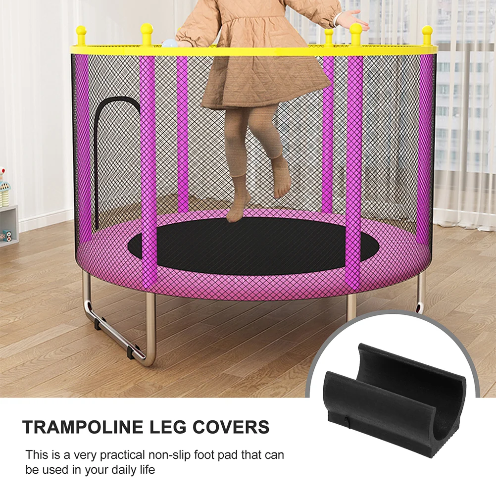 U Shaped Chair Leg Trampoline Cap Rubber Protectors Furniture Feet Pads Cover Scratches 25Pcs Couch