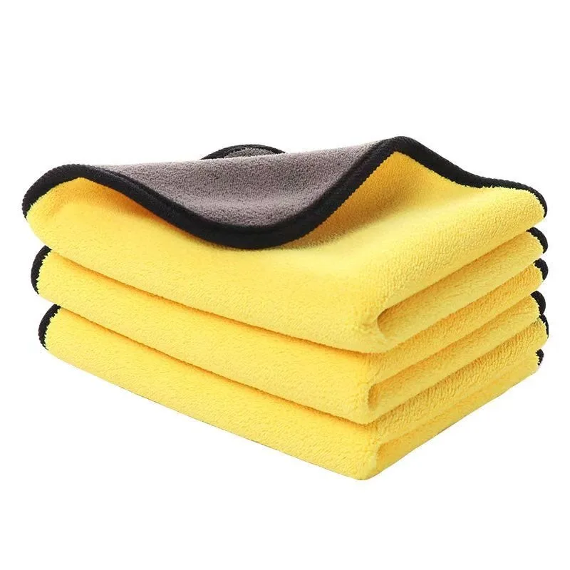Fiber Towel Car Towel Moisture Absorbing Wash Cloth Reusable Cleaning Cloth 11.8x11.8in