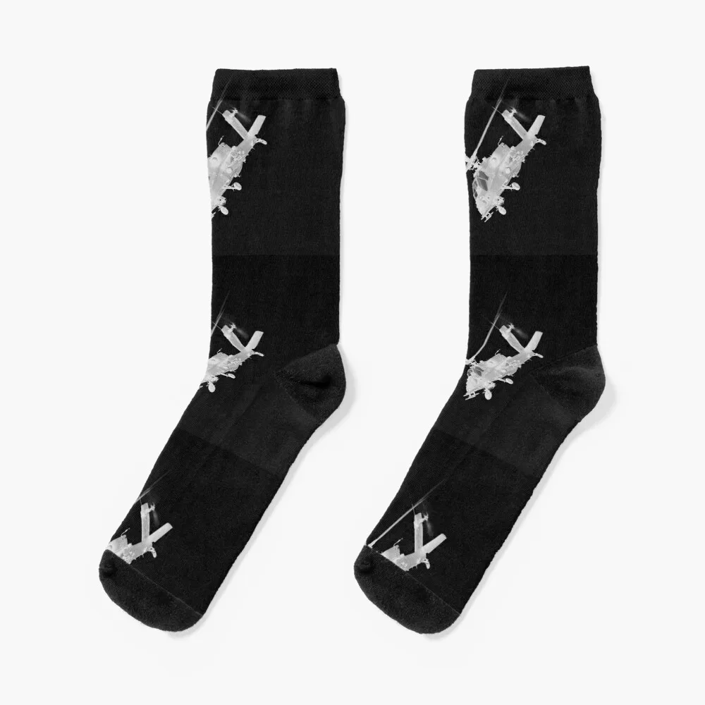 

Носки Апачи для вертолета, походные противоскользящие чулки для футбола, кавайные подвижные мужские носки, женские носки