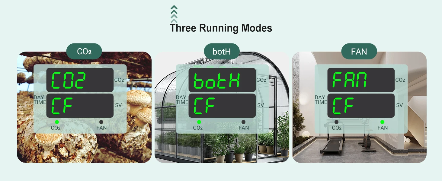 CO2 Controller Smart Carbon Dioxide Controller with 2 Outlets for CO2 Generator&