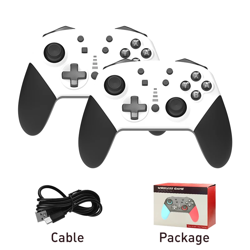 DATA FROG Kawaii Wireless Gamepad Compatible Nintendo Switch Console Turbo Game Controller with Headphone jack for Switch Lite 