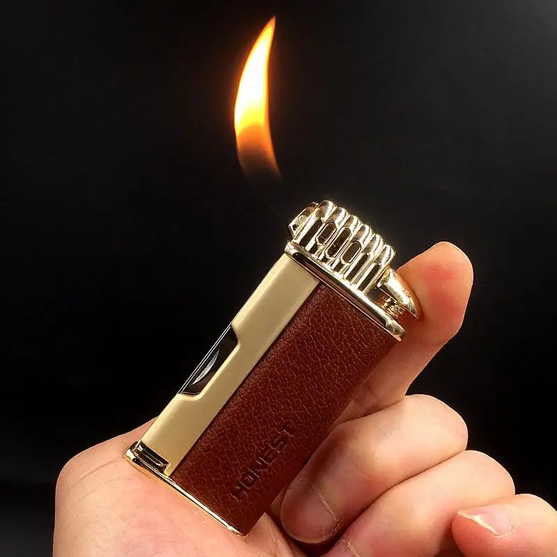 Butane Jet Lighter with Pipe Tool Pipe Rod Lighter Multifunction Gas Lighter Free Fire Compact Cigarette Accessories Cigar Man 5