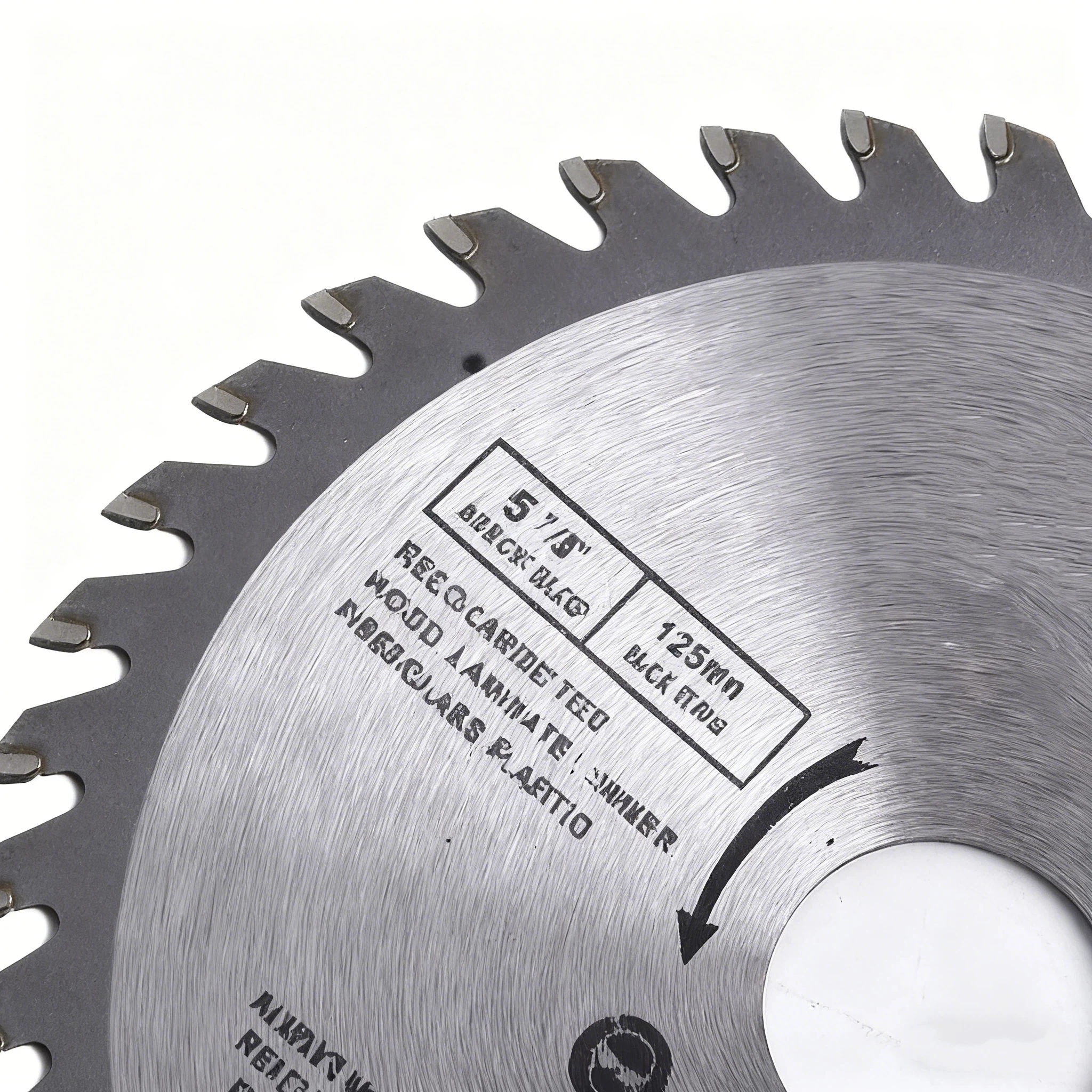 Cutting Disc 5inch 125mm Mini Circular Saw Blade For Wood Plastic Metal Rotating Carbide Cutting Tools 40 Teeth 12000 Max RPM