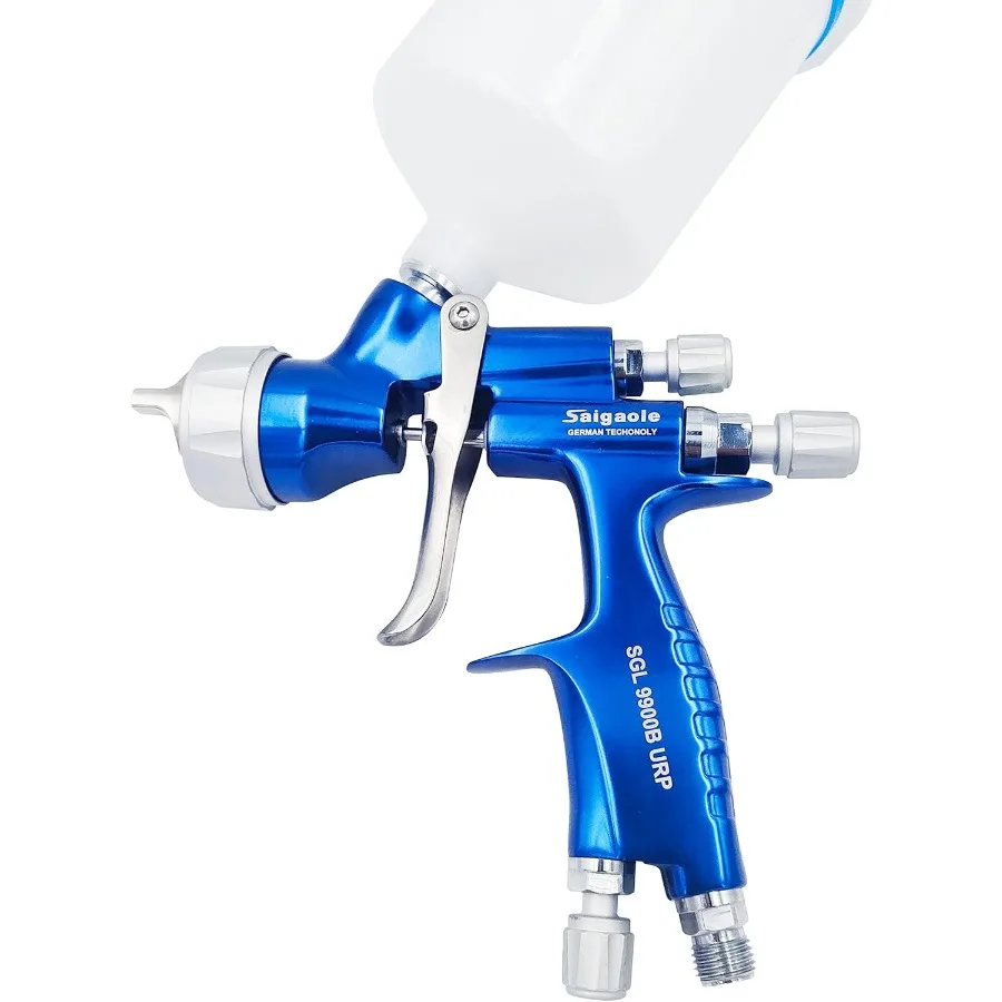9900B Spray Gun 1.3mm Car Painting Tool Low Pressure Forging Alloy Model Ultrafine Atomization Air Paint Sprayer Airbrush Gun B
