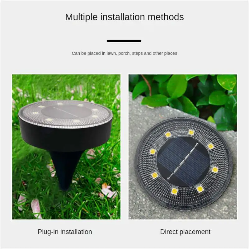 

Solar Powered Outdoor IP68 Waterproof Step Garden Lawn Lamp Solar Buried Lamp Solar Lights Outdoor Garden Decoration Outdoor