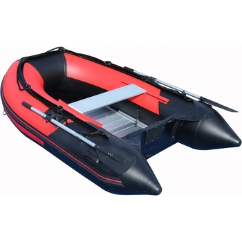 7.9ft Inflatable Fishing Boat – Raft Dinghy Kayak with Aluminum Floor 1