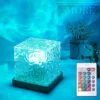 Ocean Wave Projector Light 16 Colors Midnight Aura Aurora Glow Lamp Home Office Bar Restaurant Underwater Projector Night Light 1