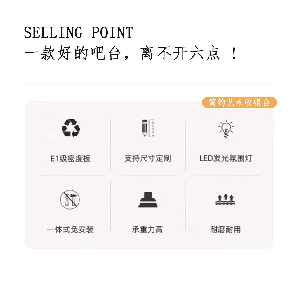 Description Picture 4 of itemMobile Cashier Reception Desks Cashier European Cash Shop Cashier Table Podium Study Silla De Escritorio Bar Furniture Counter