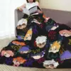 Obey Me - Demon Brothers Pattern Blanket Fleece Super Soft Sofa Throw Blankets For Couch Bedding Office Throws Bedspread Quilt 5