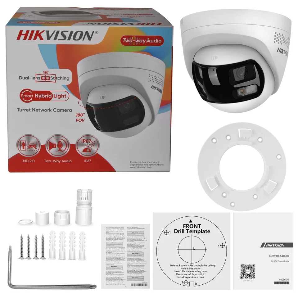 Hikvision 8MP Dual Lens Smart IP Camera