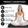 6 Size Grounding Mat Soft PU Pad for Improves Sleep Enhanced Circulation Reduces Pain Home Yoga Foot Mat Table Desk Rug 2