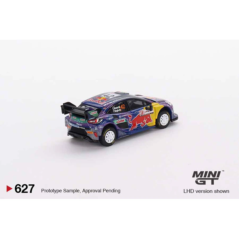 MINIGT 627 In Stock 1:64 Fiesta Rally WRT 2022 M Sport Diecast Car Model Toys 4
