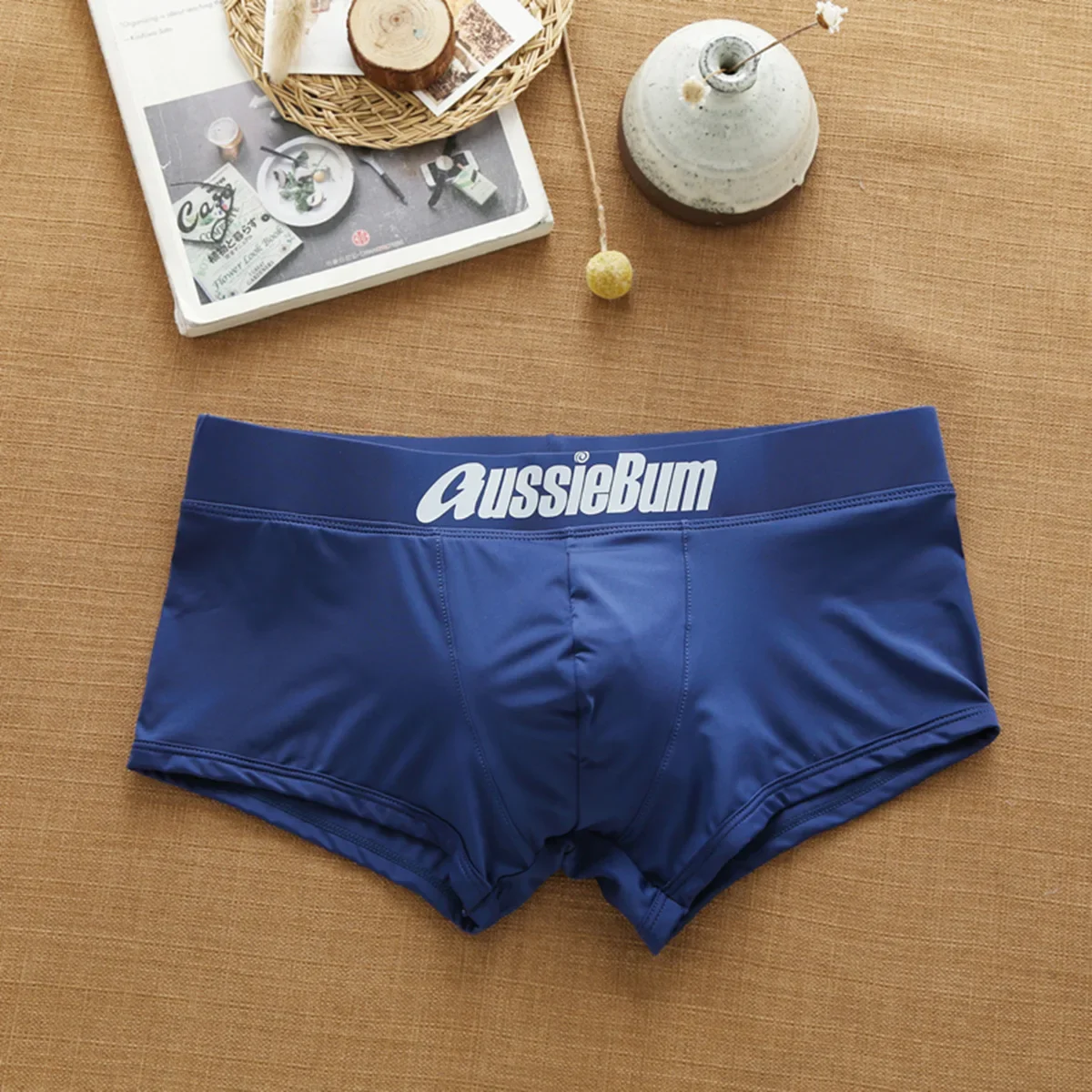Men's underwear with milk silk comfortable sports boxer aussiebum-m218 bag 6