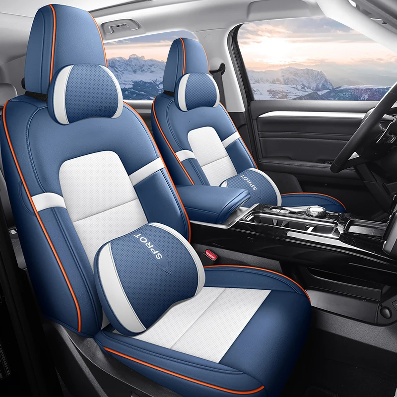 thumbnail image 1 of Juego completo personalizado de fundas de asiento de coche de lujo para Haval II Dargo 2023, accesorios interiores de cuero transpirables y protectores para el coche, 1 of 5