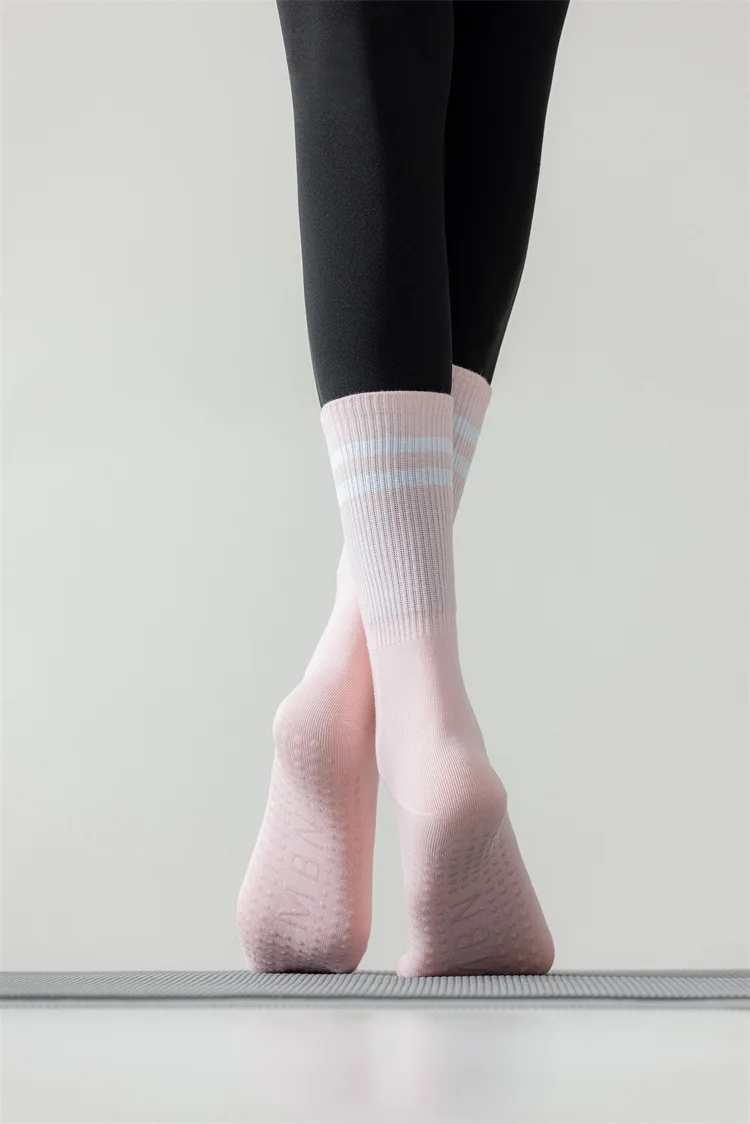 Ladies Ballet Dance Gym Elastic Fitness Cotton Non Slip Socks Women Breathable Grip Anti Slip Yoga and Pilates Socks for Woman 56 Sdf4df07586294f039c141610a79d4315c