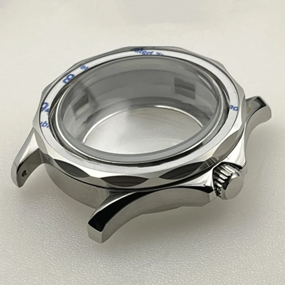 Stainless Steel Waterproof Convex Mirror Arch Glass Watch Case 42mm For NH35A/NH36/4R35A/4R36A Movement Nh35 Case for 31mm Dial