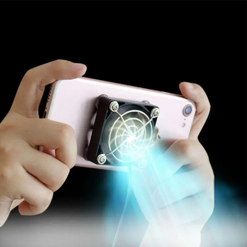 C5AE Phone USB 냉각 팬 태블릿 휴대용 쿨러 컨트롤러 흡입 컵 태블릿 용 빠른 라디에이터 전화 패드