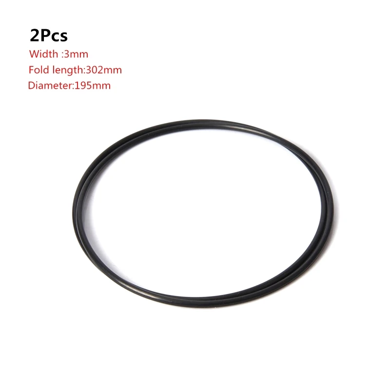 2pcs Diameter 3mm Repair Belt Wear Resist Universal Round Rubber Belt for Recorder Walkman DVD Drive Tape Recorder cassette tape belts cassette tape belt transmission belt rubber drive belt turntable rubber belt