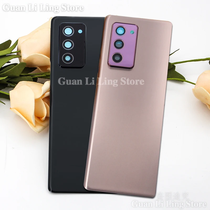 

For Samsung Galaxy Z Fold 2 5G F916 F916F F916U Battery Back Cover Glass Panel Rear Door Housing Case With Camera Lens Replace