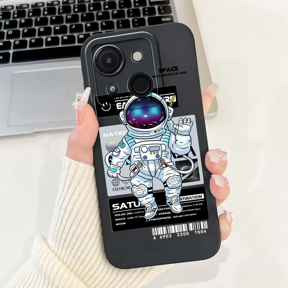 Cute Cat & Floral Silicone Phone Case - Stylish Protective Bumper