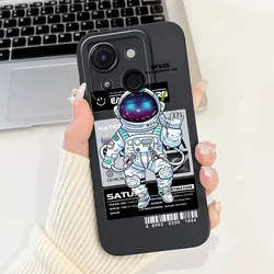 Cute Cat & Floral Silicone Phone Case - Stylish Protective Bumper for ITEL A06 (TYhei1903)