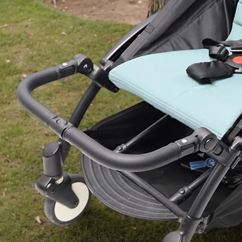 Stroller Bumper Bar Adjustable Angle Replacement Armrest Detachable Stroller Bar Handlebar Crossbar Stroller Accessory