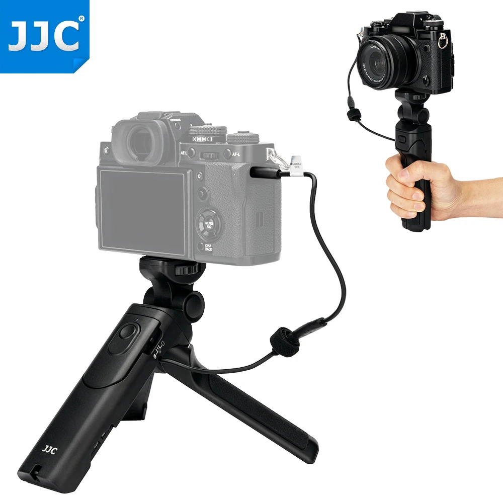 Jjc Wireless Remote Shooting Grip Treppiede Per Fuji X-T4 X-T3 X-T30 Ii X-E4 X100V X-H2S X-T200 Gfx100S Gfx50S Per Sistema Om Om-1